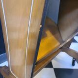 Magazine holder side table
