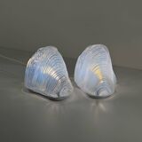 Pair of table lamp LT302 Iceberg Mazzega