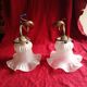 Paire d'appliques murales vintage style art deco