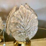 Lampe de table par Mazzega verre murano , Italie 1970
