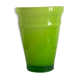 Vase opaline vert