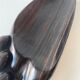 Empty wooden foot pocket
