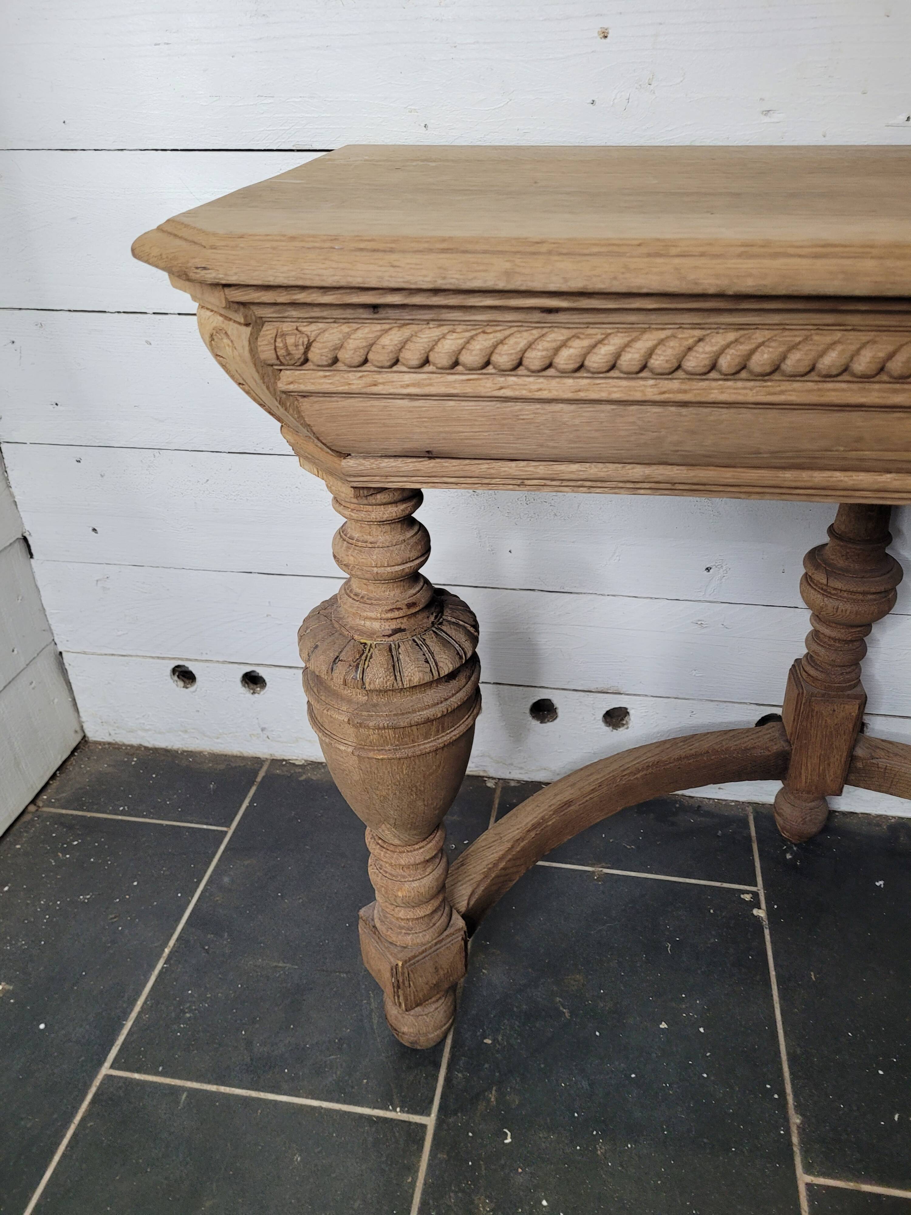 Old oak console