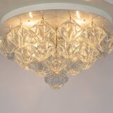 Plafonnier en verre pagode par Kalmar, Autriche, années 1960