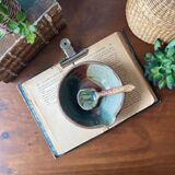 Handmade bowl in glazed stoneware