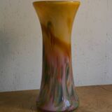 Pink and orange Murano vase