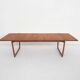 Large teak coffee table by Peter Hvidt and Orla Molgaard Nielsen model FD 575 for France and Son