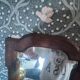 Miroir vintage en bois