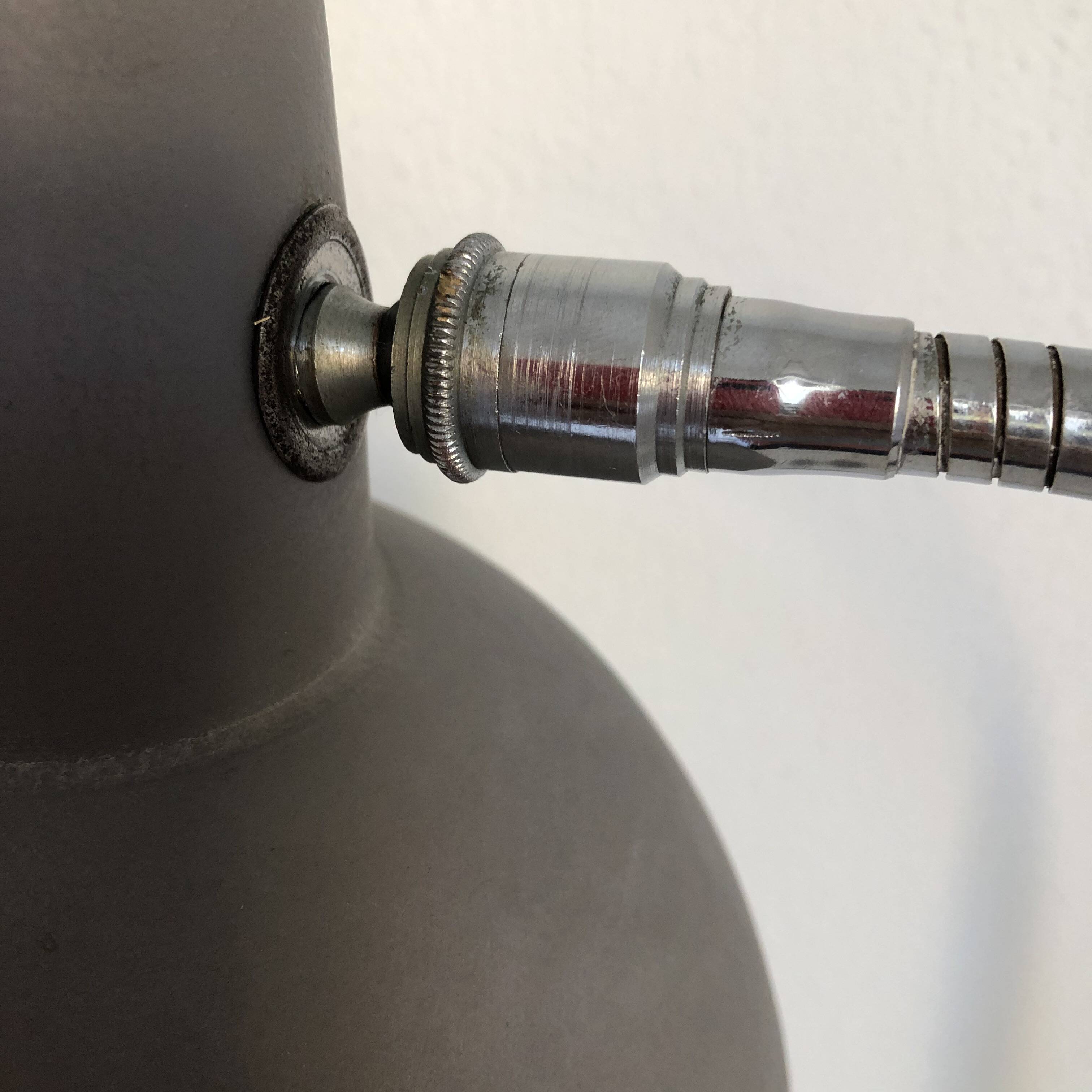 Vintage 1950s industrial workshop desk lamp Super Chrome - 60 cm