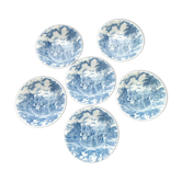 Set of 6 cups or porridge bowls in Royal Wessex English porcelain