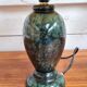 Lampe en albâtre vert émeraude
