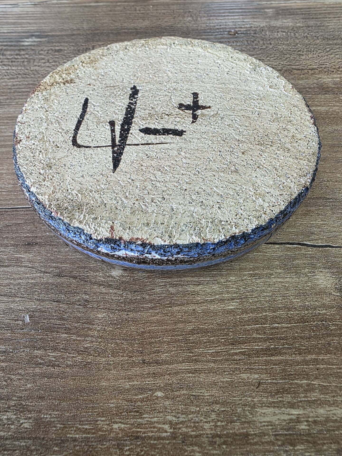 Ceramic dish with bird design, Le Mûrier Vallauris style (12 cm)