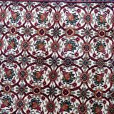 Vintage Indian Mahal handmade carpet 78cm x 125cm 1970s