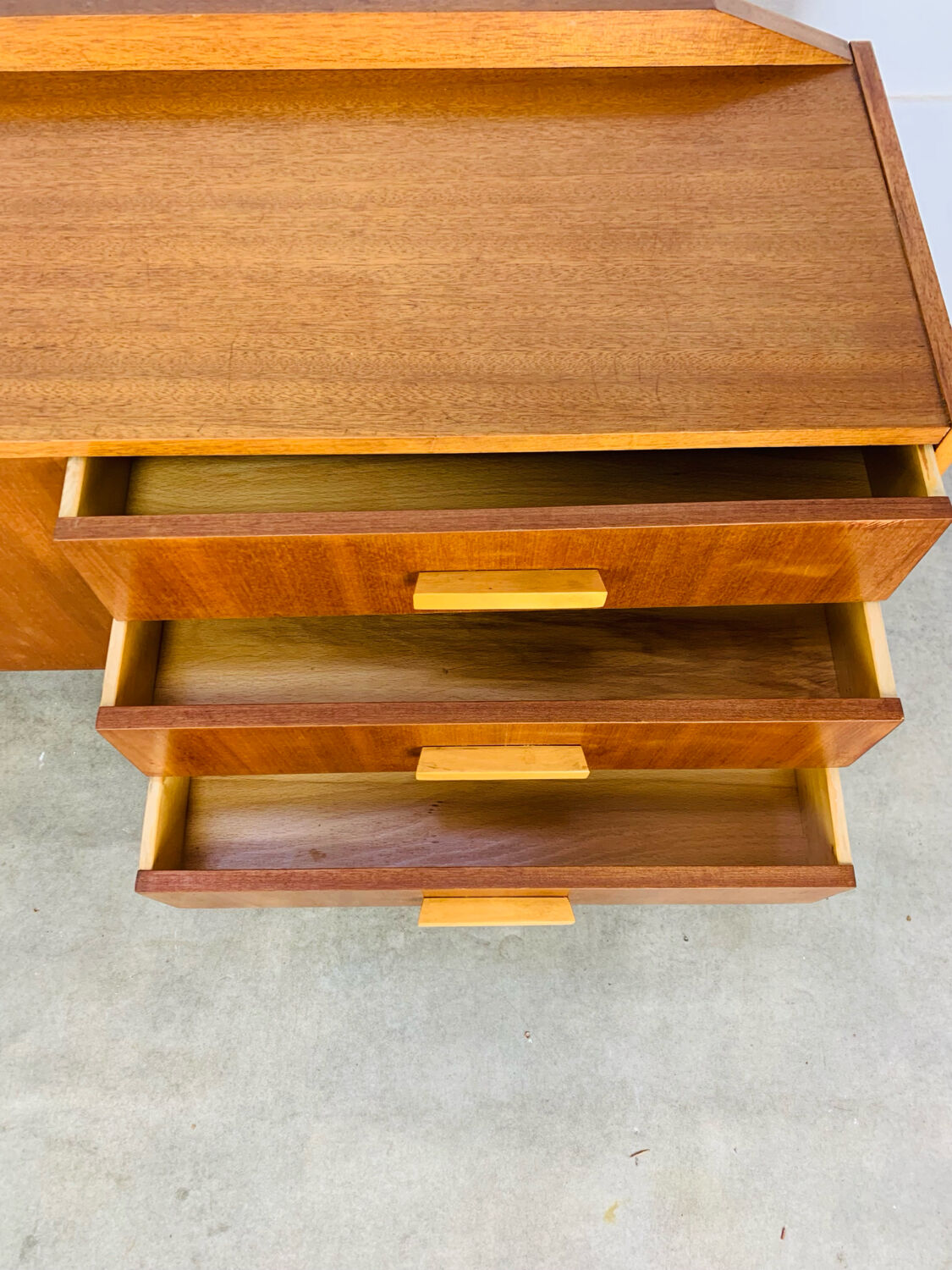 Teak TV unit in Scandinavian style, 1960s.