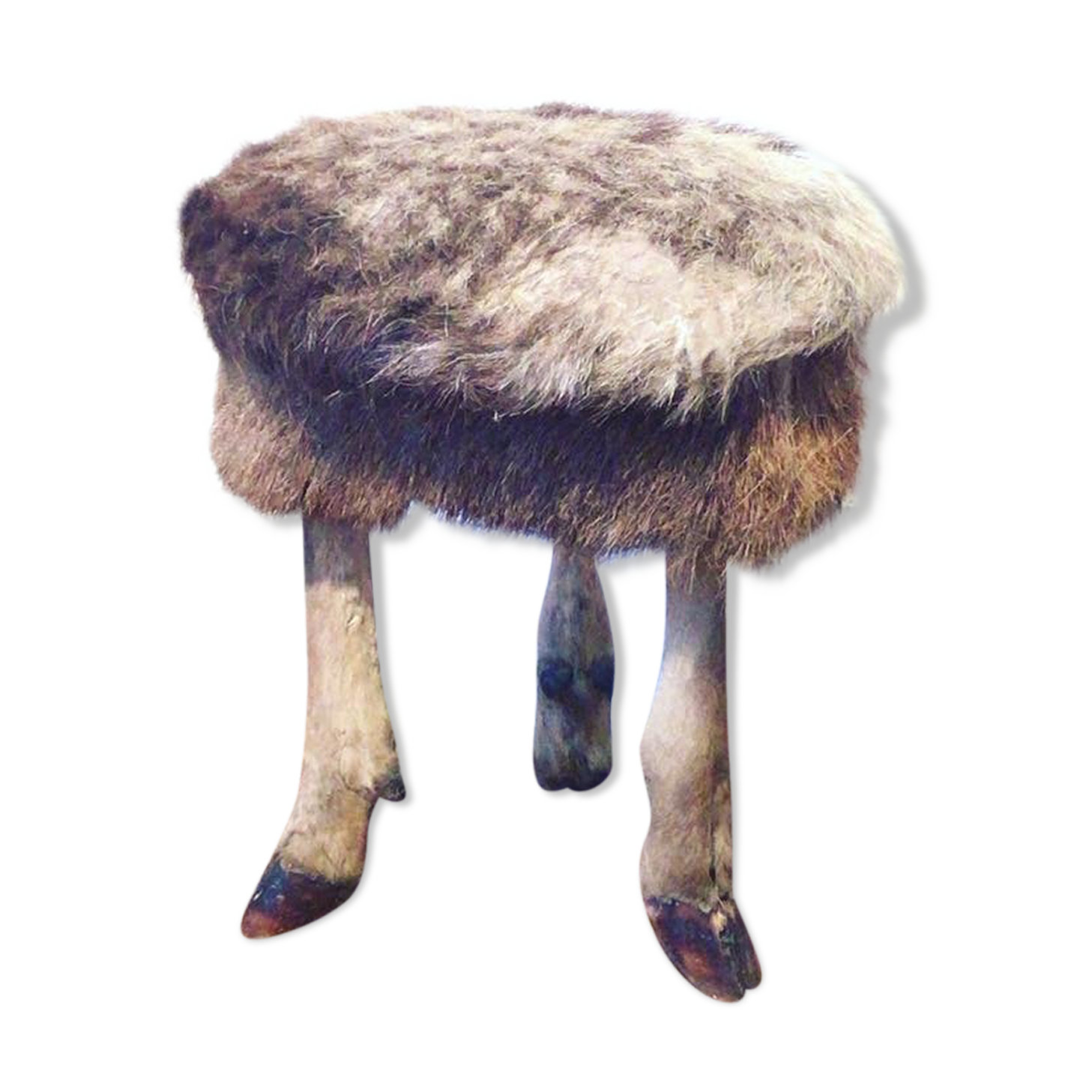 Wild deer skin tripod