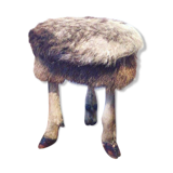 Wild deer skin tripod