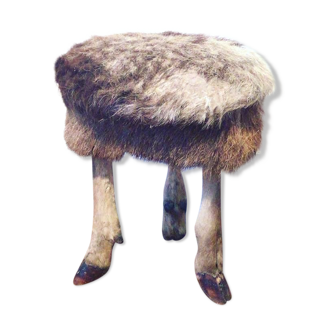 Wild deer skin tripod