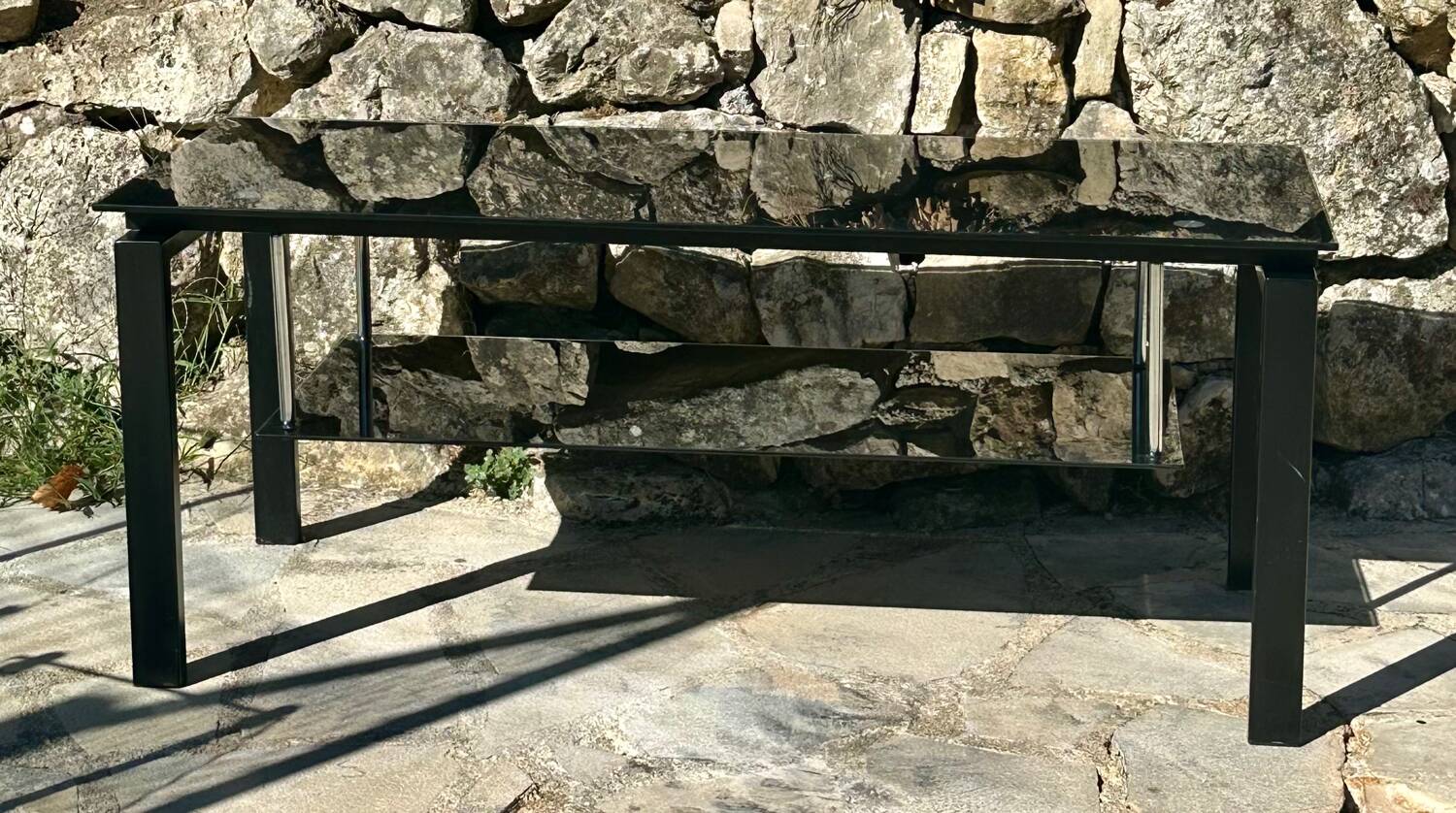 Black designer coffee table