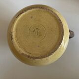 Pitcher vase glazed earth Etienne Noël Dieulefit 1950