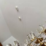 Illuminated floral mirror by Palwa