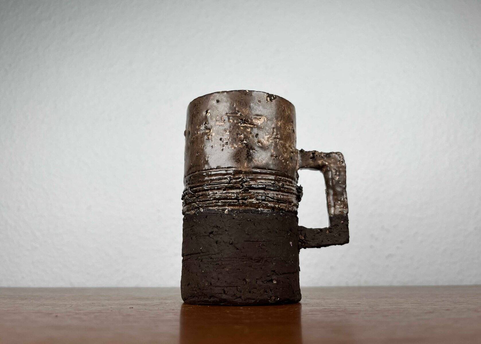 Mug Vase from Danish Modern Pottery Studio by Robert Rob Bentsen, 1960s