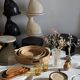 Set of 6 small stoneware dessert plates, Oxford brand, made in Brazil
