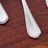 Christofle - Set of 11 fish forks, Spatours model, in silver-plated metal