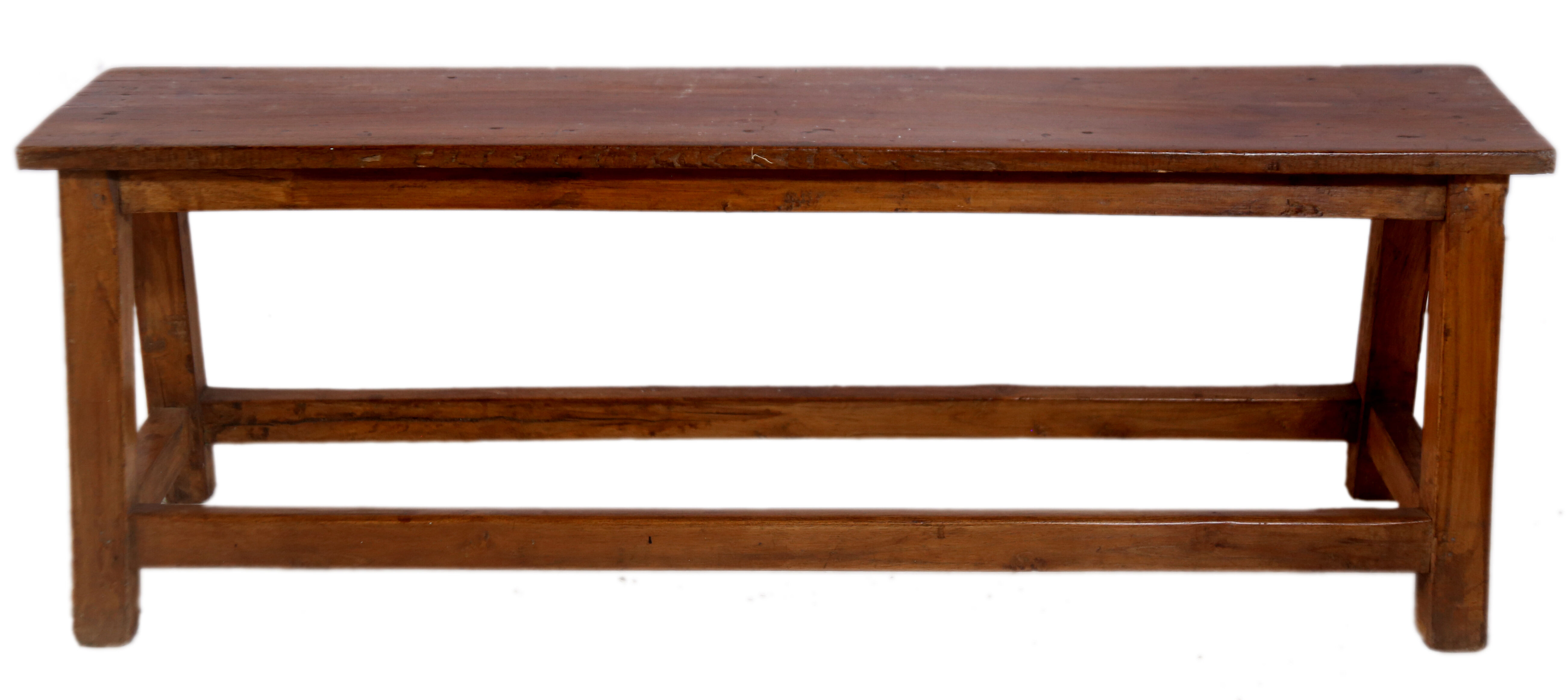 Ancient Burmese teak bench