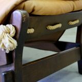 Mid-Century Leather Living Room Set in The Brazilian Style of Jean Gillon, 1970s, Set of 3.