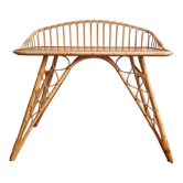 Bureau enfant en rotin