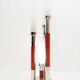 Lampadaire vintage Space Age – Carlo Nason pour Mazzega (1970)