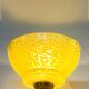 Vintage Clichy glass globe table lamp