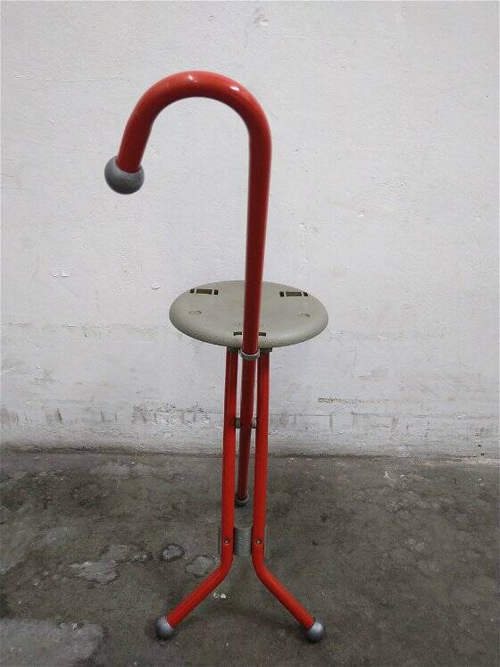 Sandrigarden Stool / Walking Stick ''Ulisse'' Designed by Ivan Loss.