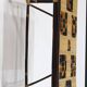 Adrien audoux & frida minet (20th century), dining table in stained rattan,