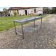 Stainless steel communal table