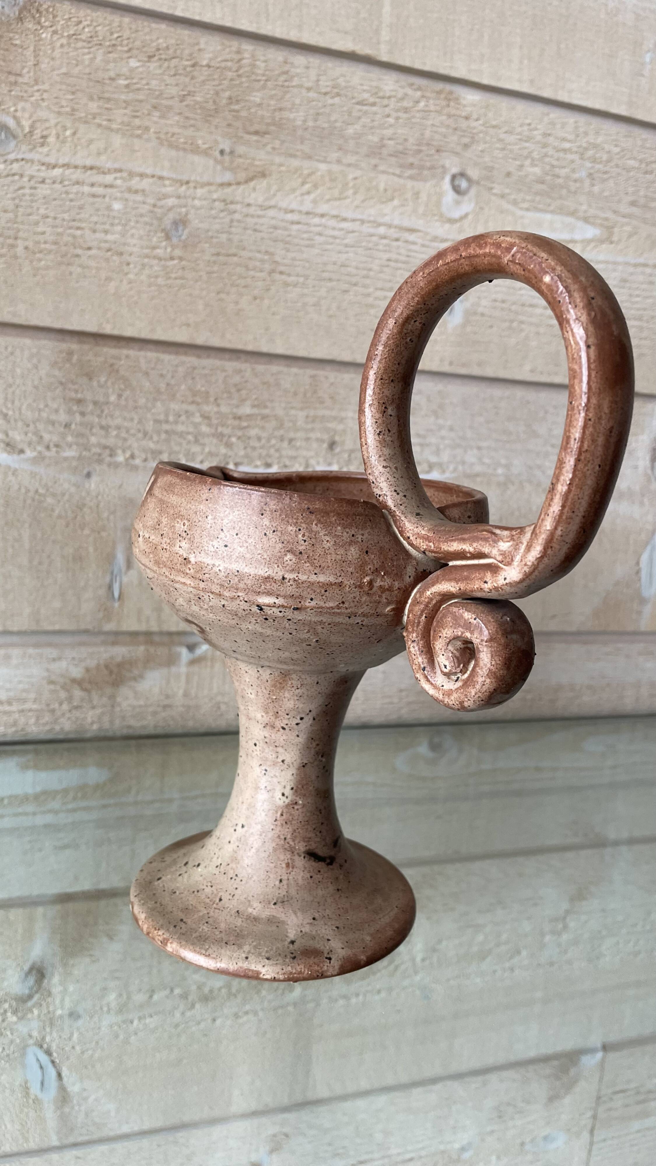 Sandstone candle holder