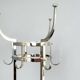 Nymphenburg coat stand in nickel-plated brass by Otto Blümel for ClassiCon, Germany, 1990s
