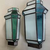 Set of 2 oriental wall lights
