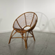 Paire de fauteuils en rotin