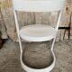 Old Baumann chair model Halfa white wood vintage 70s