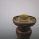 Old lamp foot in turned wood