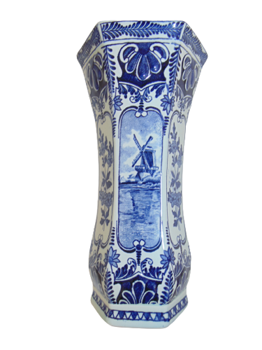 Vase Delft Boch pour Royal Sphinx
