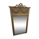Gilded patinated trumeau mirror
