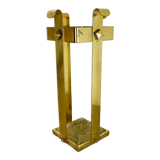 Original Hollywood Regency Solid Brass 3,3kg Umbrella Stand, Italy, 1970s