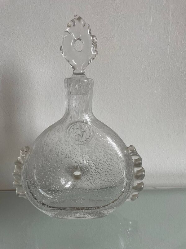 Carafe Daum en verre bulle