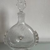 Daum bubble glass carafe