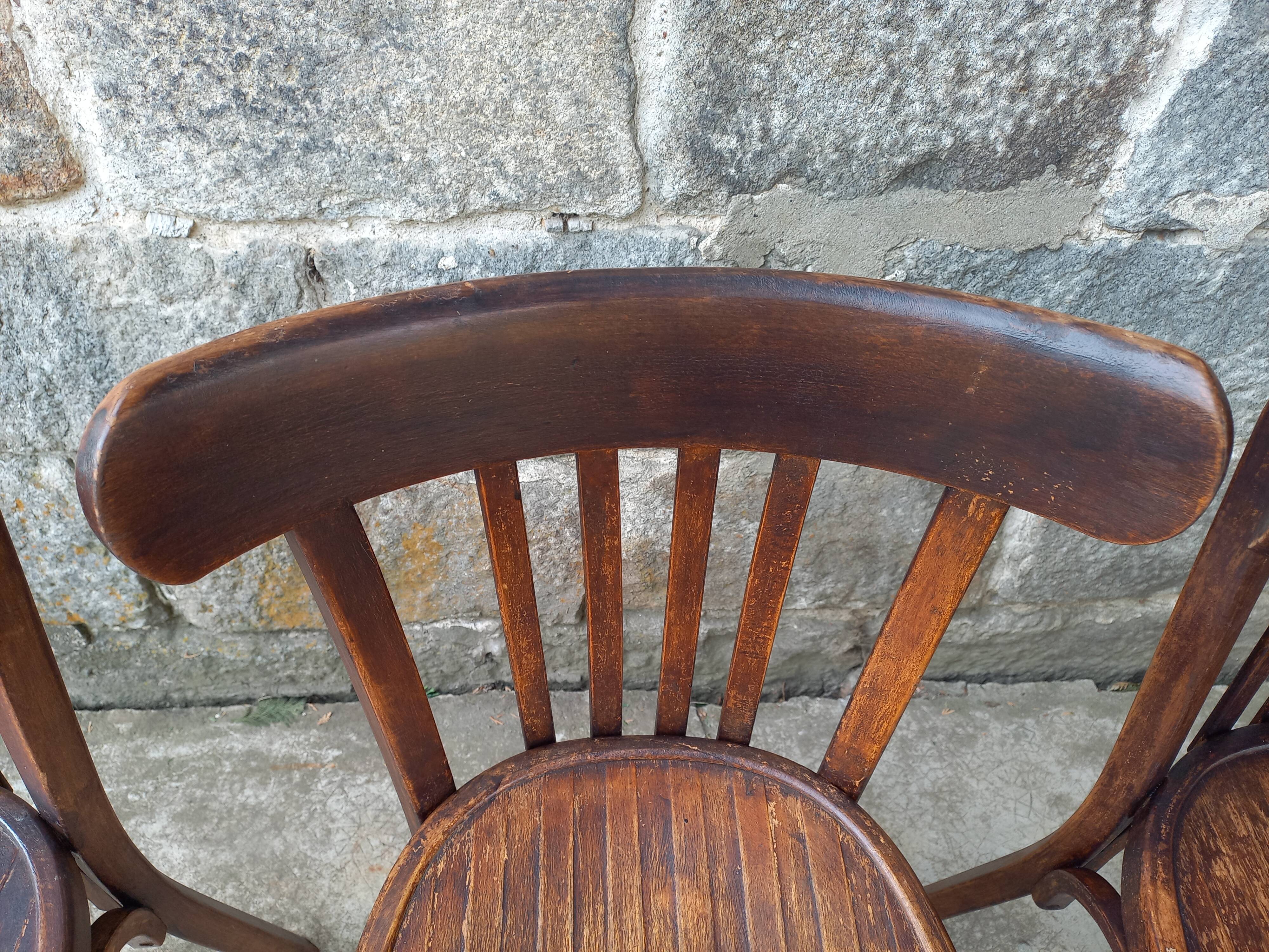 Set de 4 chaises bistrot Baumann
