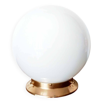 Art Deco opaline table lamp