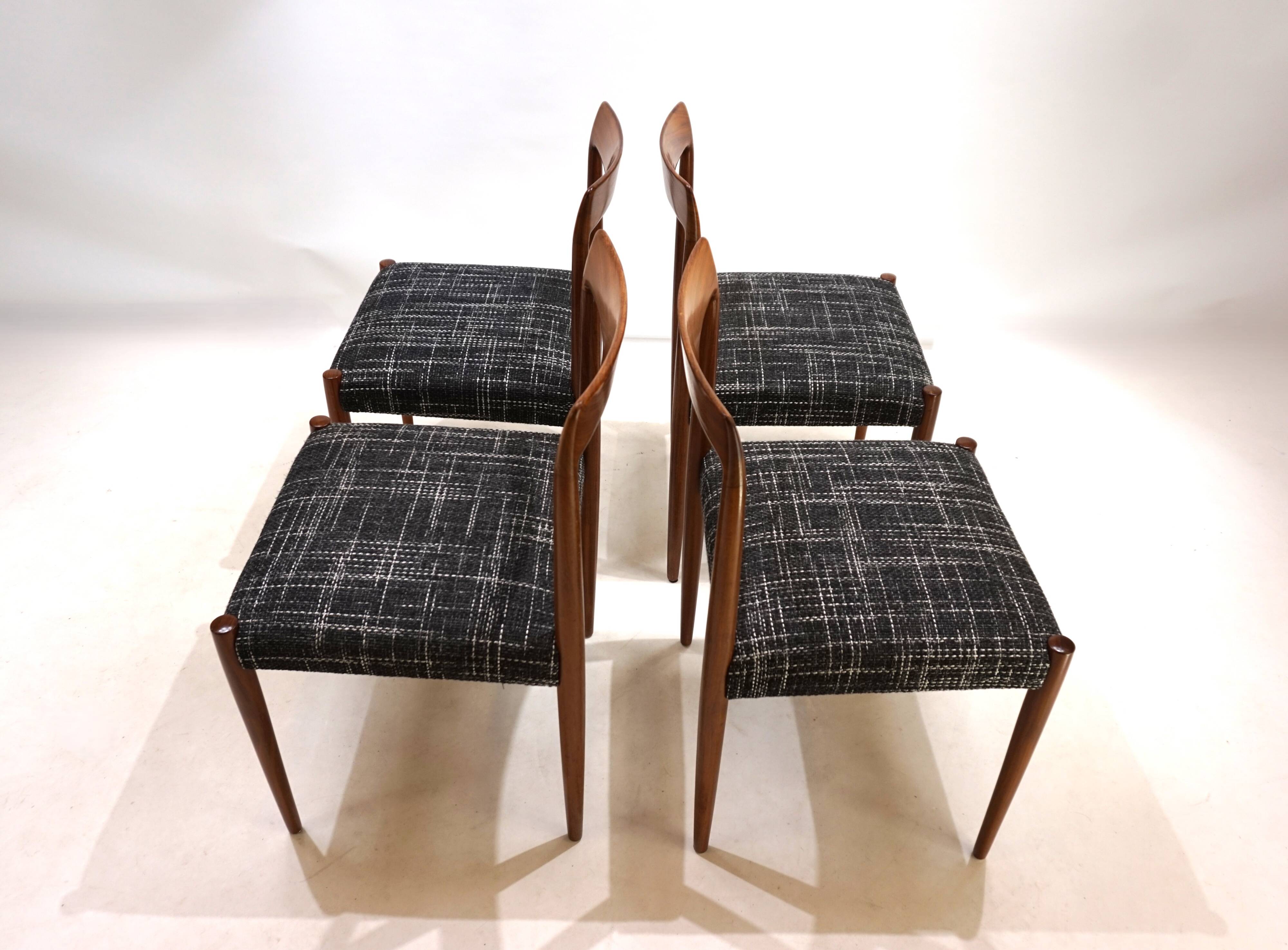 Lübke Teak Dining Chairs Set of 4, 1960