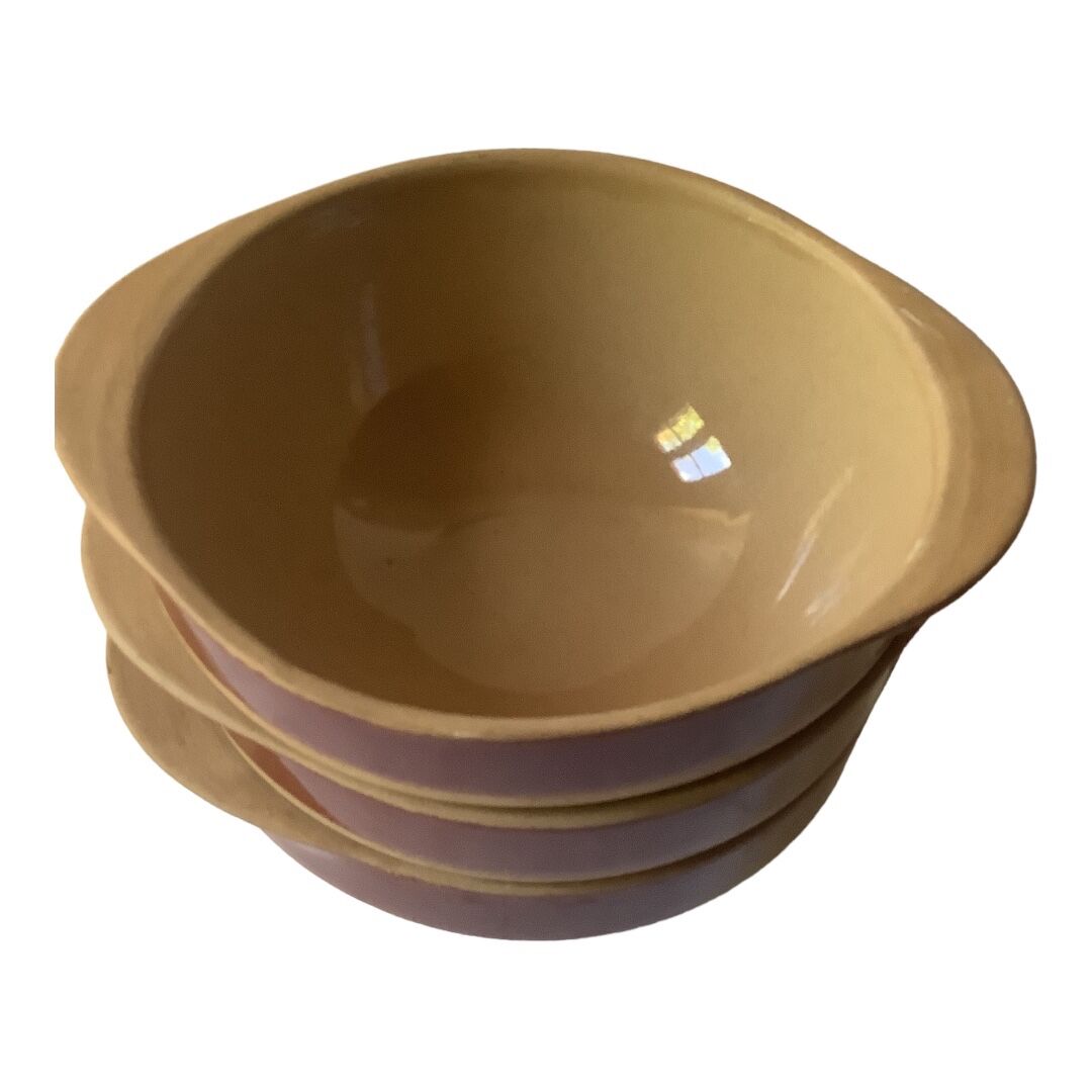 Set of 3 bowls in Gien stoneware